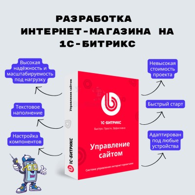 Разработка интернет-магазина на 1С-Битрикс - купить в Костюнькино